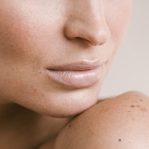 close up of beautiful skin